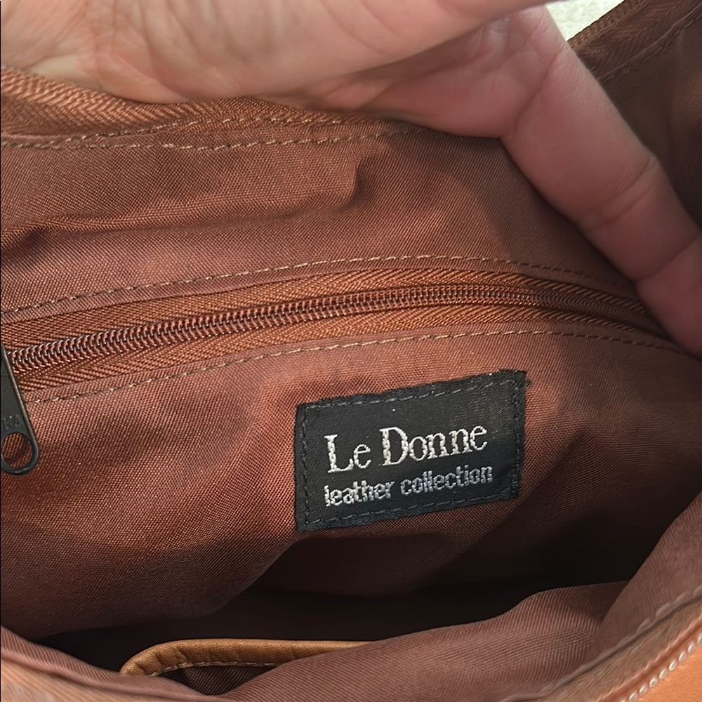 Brown Leather Shoulder Bag-Never Used - Picture 7 of 7